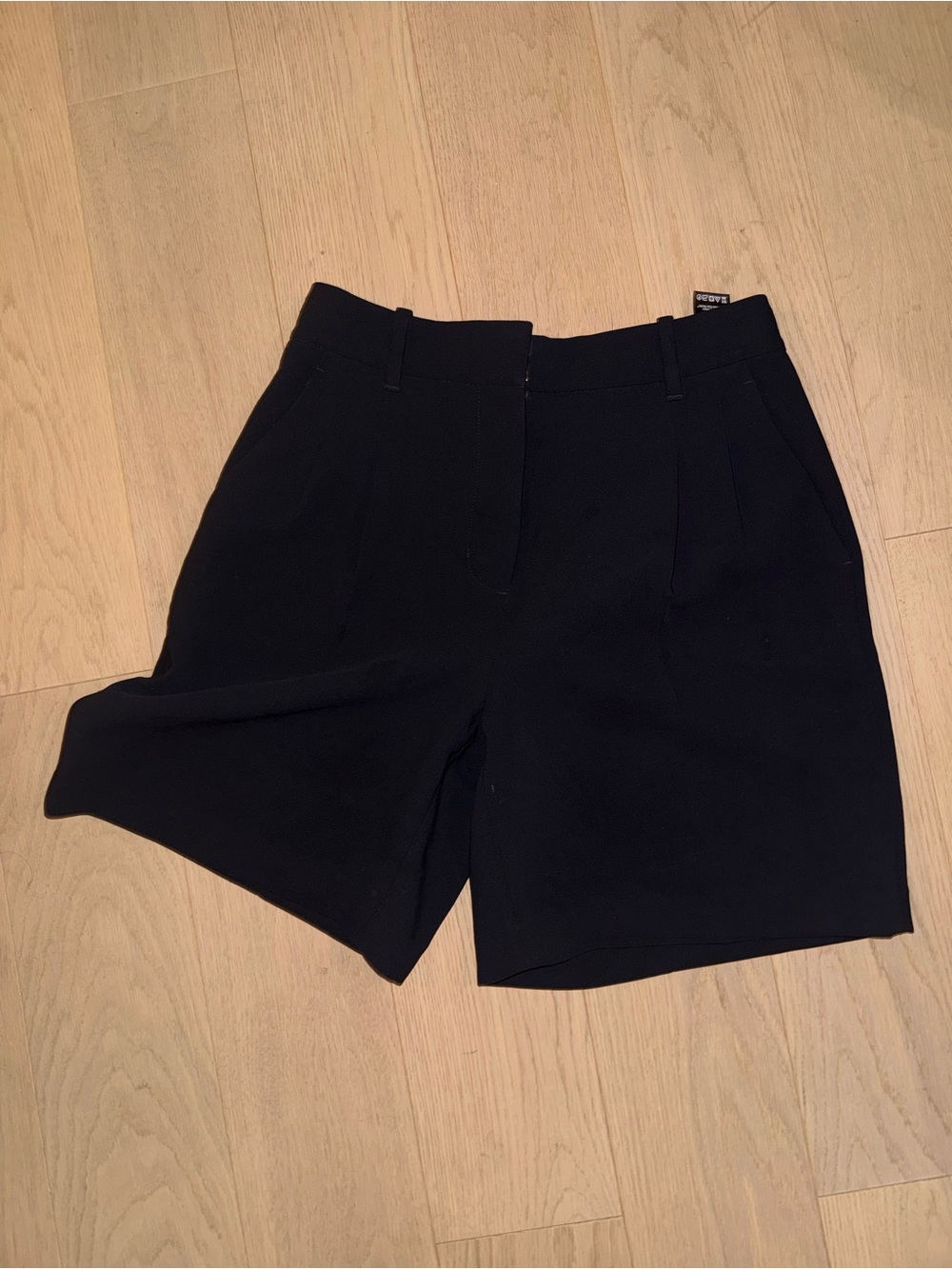 Babaton Black Tailored Bermudas